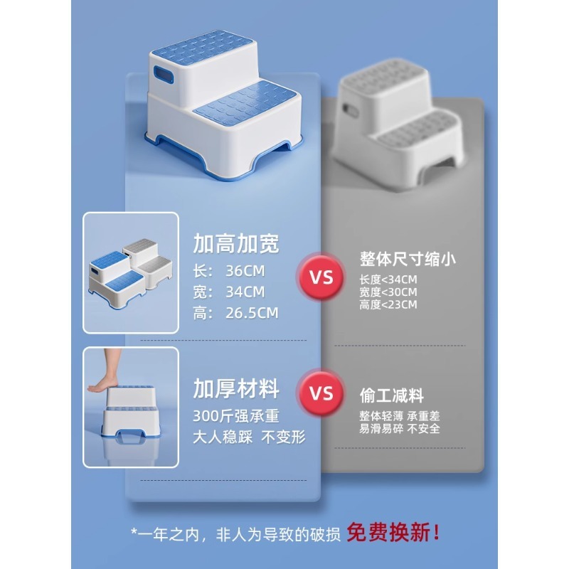 子供用洗面台ステップスツール、滑り止め手洗い歯磨きステップスツール、ベビー洗顔ステップ、トイレステップ、小さな階段|undefined