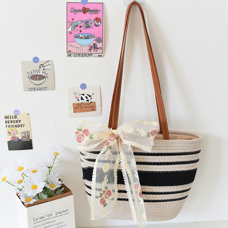 오프화이트, 블랙 + 조임끈 안감 (상단 압력 길이 37, 하의 길이 24, 높이 26)