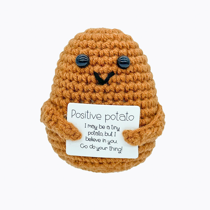Muñeco Tejido a Mano de Felpa Decorativo para Escritorio y Regalo image 77