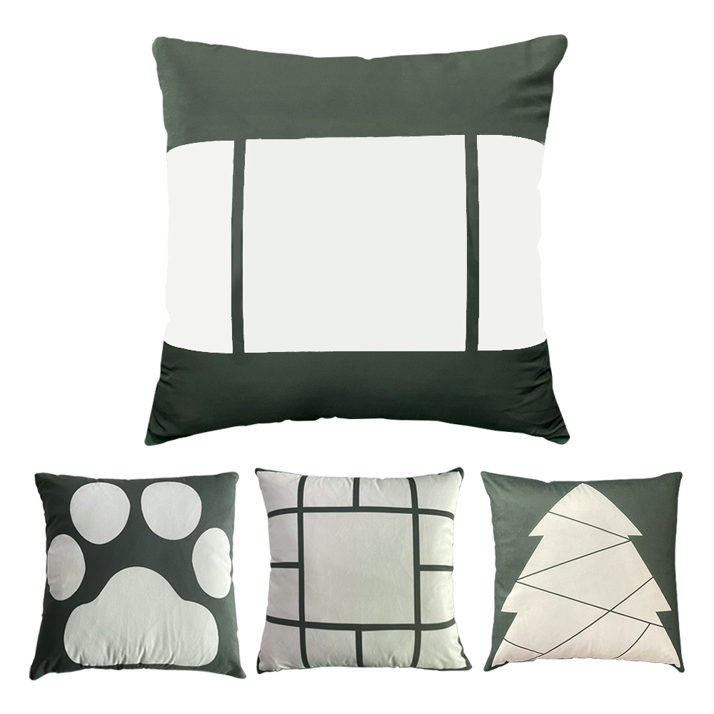Fábrica directa transferencia térmica poliéster almohada moda almohada sin almohada blanco material al por mayor