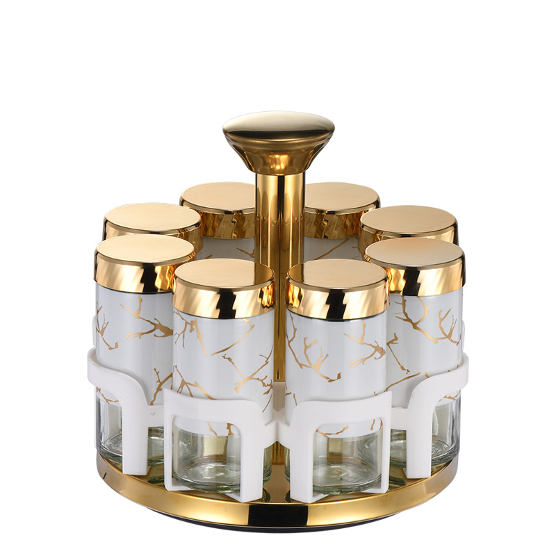 J016 modelo de pilar de oro con estampado blanco
