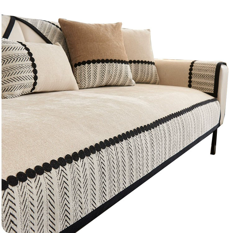 Sofa, universal non-slip pillow four seasons, high-quality style, new collection, clips included