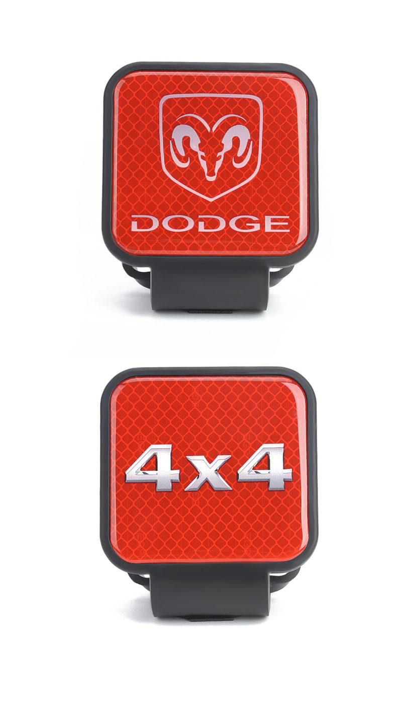 Cross-Border Car Modification Parts: Dust Cover for Trailer Hitch, Square Port Protective Cover, 2-Inch 51mm Towing Cover