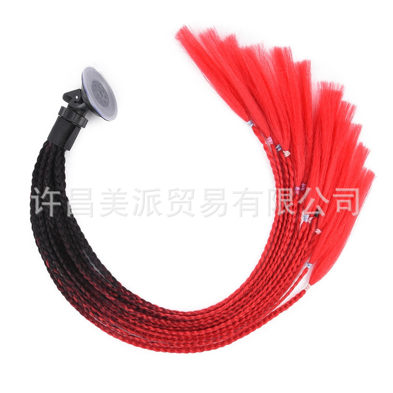 Casco sucio trenza casco decoración casco accesorios eres hambriento Meituan llevar jinete trenza