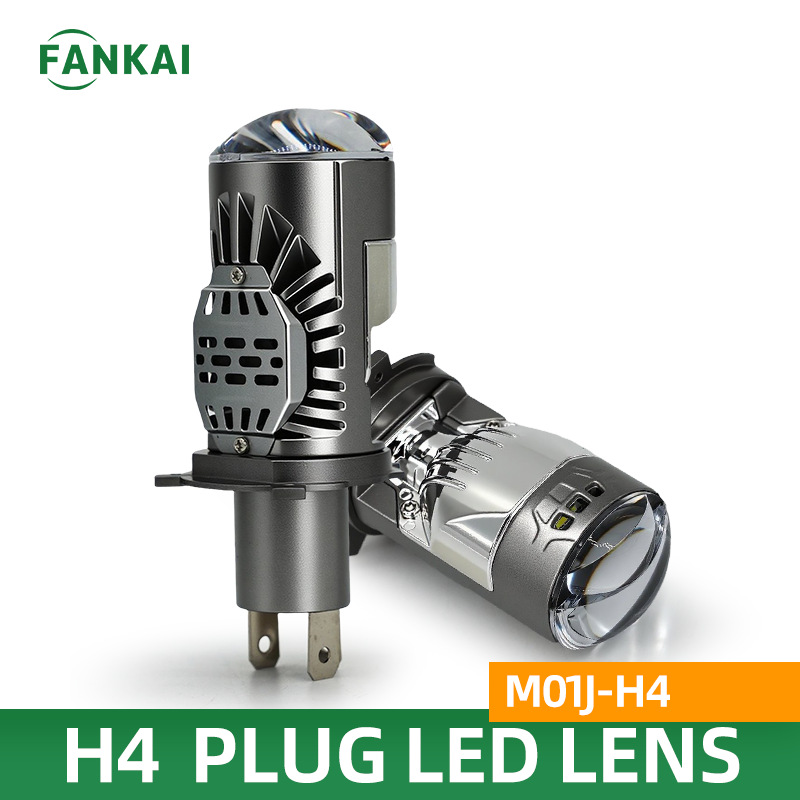 H4 enchufe directo MO1J matriz de lente de doble luz delantero LED de alta potencia para automóvil y motocicleta