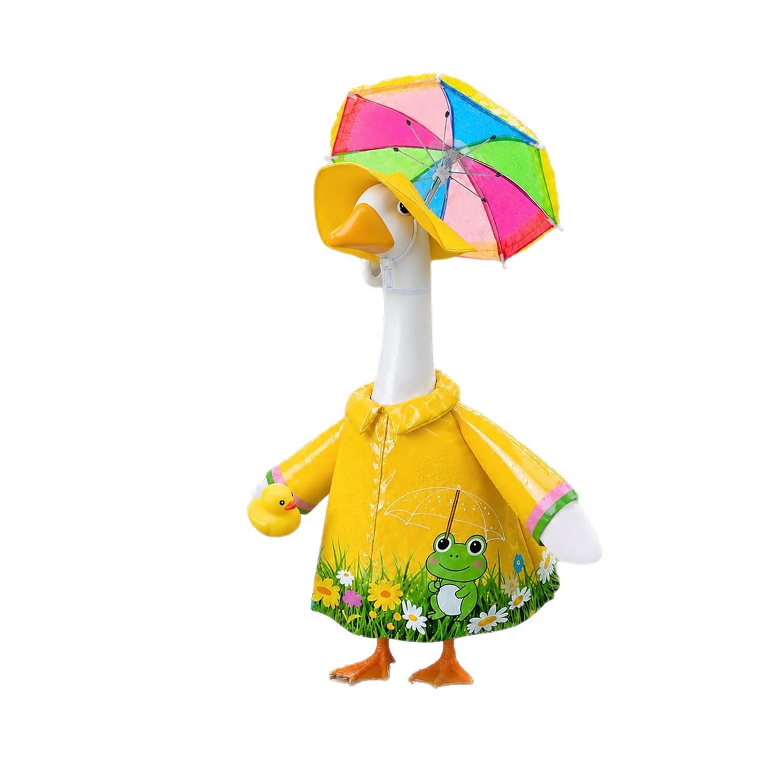 Classic Yellow Waterproof Rain Slicker & Sou'wester Rain Hat