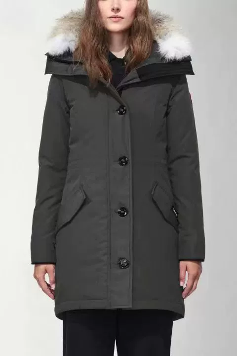 Женский пуховик-парка (PALM MOOSE), меховая отделка капюшона, длинный зимний coat, размер XS–XL