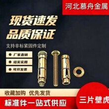 彩锌三片式套管壁虎 三片膨胀螺栓 万能用重型锚栓 M6-M20