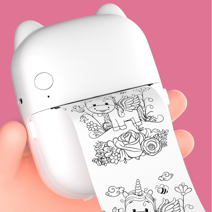 Mini Impresora Térmica Portátil M8 con Voz Inteligente para Niños