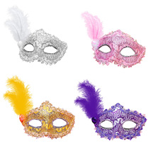 万圣节化妆舞会威尼斯贴布彩绘公主派对面具圣诞节面具