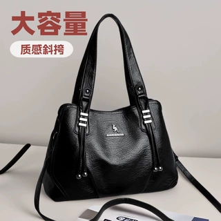 跨境欧美复古软皮托特包女士手提包2025新款大容量时尚单肩斜跨包