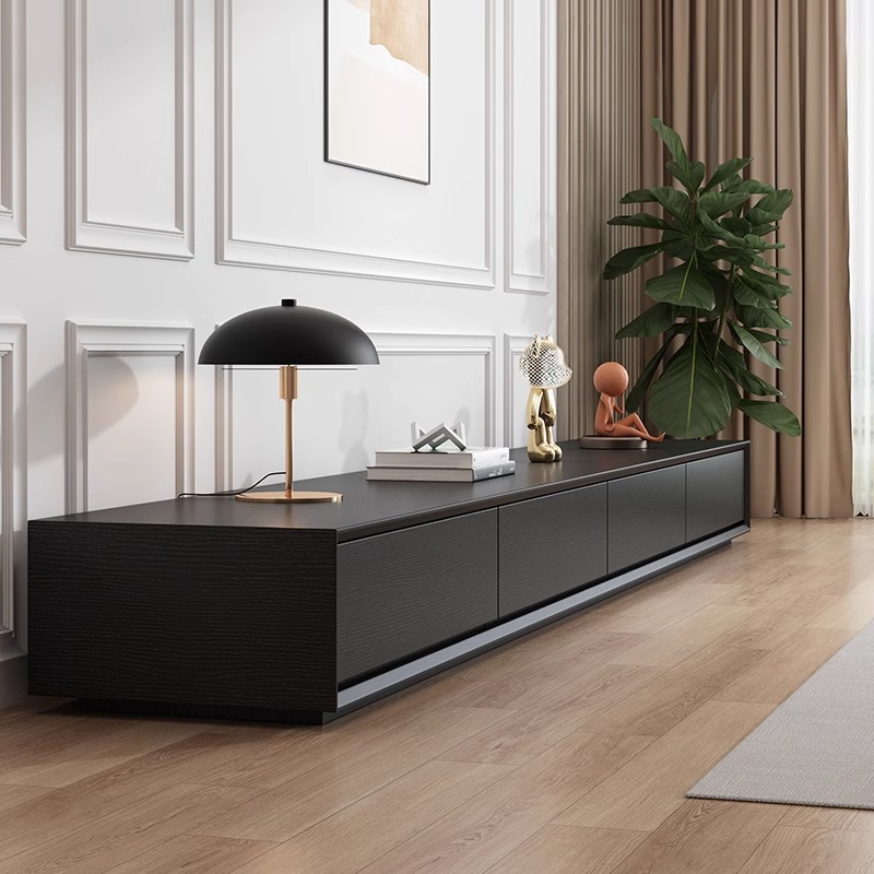 Moderno italiano simple luz de lujo TV gabinete mesa de té combinación nórdico minimalista grande y pequeño apartamento cuadrado integrado mesa de té