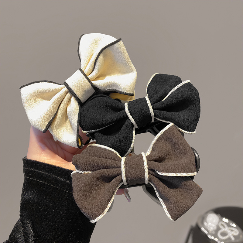 Glamorous High-End Pompadour Silk Bow Hairpin Updo Tool New High Ponytail Rear Head Fixing Gadget Super Fairy Hair Accessory
