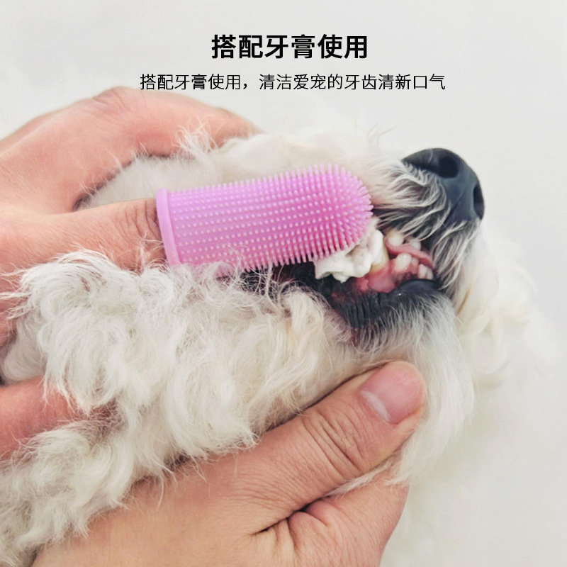 ペット用歯ブラシ、犬用歯ブラシ、猫用指歯ブラシ、シリコン指サック、猫用歯ブラシ、ペット用使い捨て歯ブラシ|undefined