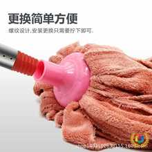 ✅棉拖把棉线拖把头毛巾布宽地拖头家用工厂吸水拖布头螺纹扁替换