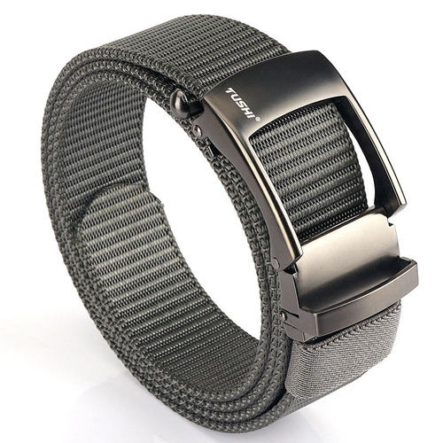 New 3.5 thickened tank pattern woven nylon automatic buckle belt outdoor casual versatile men's trouser belt wholesale