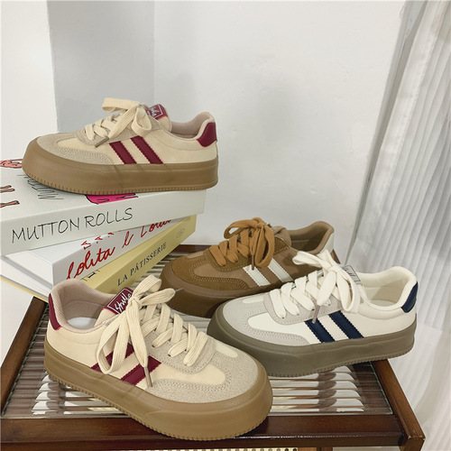 Japanese college style versatile canvas shoes for women  students Korean version sports and leisure trendy shoes Harajuku Internet celebrity live broadcast shoes