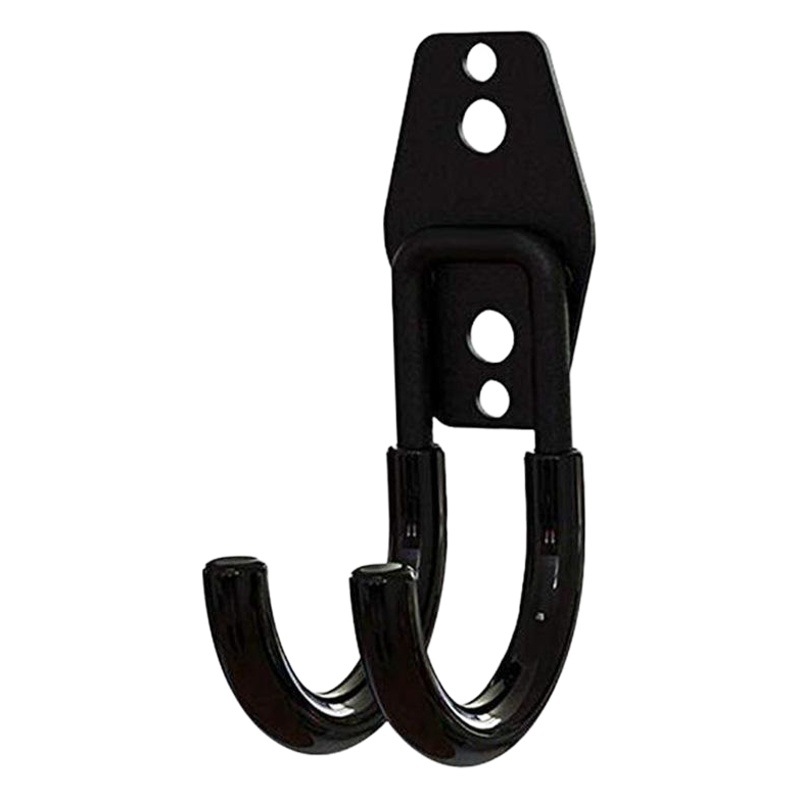 Naranja caliente transfronteriza Gancho de almacenamiento de metal de almacenamiento de garaje negro Gancho de almacenamiento de tubería de agua Gancho de balcón