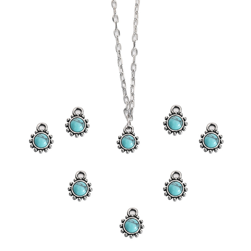 Retro turquoise pendant