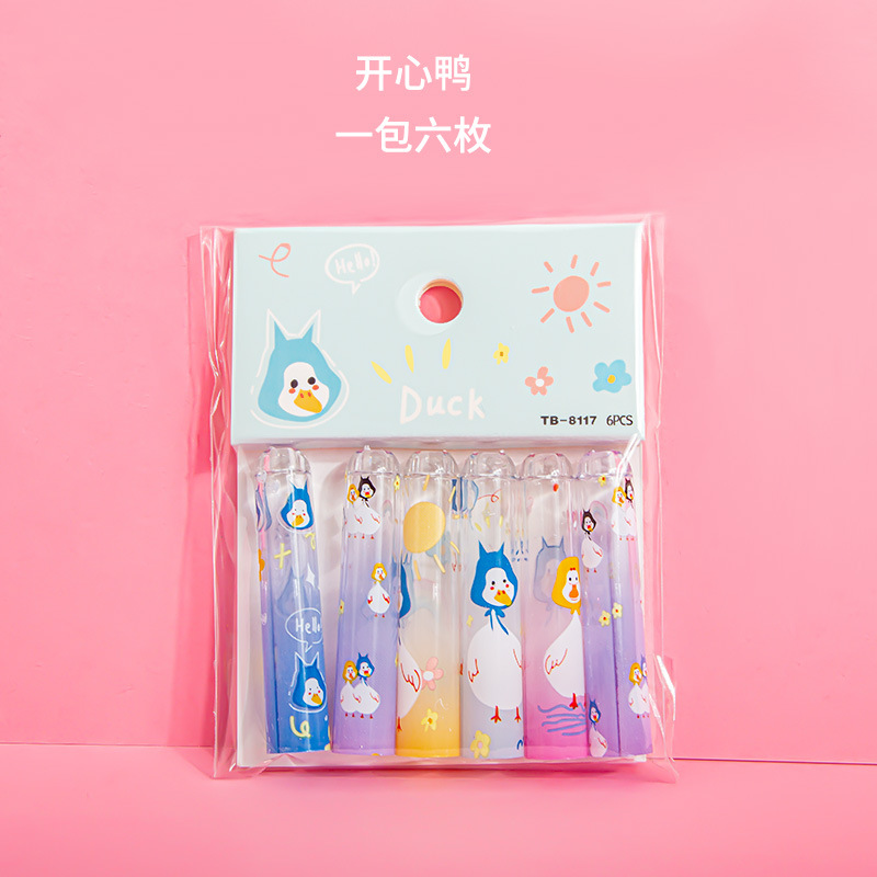 Nuevo cerezo colgante tapa de lápiz mariposa tapa de lápiz creativo alumno de la escuela primaria cubierta de lápiz de cristal jardín de infantes