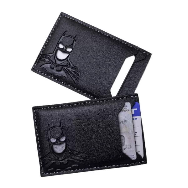 New Cross-Border Multi-Card Slot Card Holder, Business Classic Simple Men's Wallet, Bat-Themed Best-Selling Card Case, in Stock