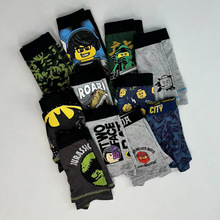 外贸单男童棉质印花平角裤男孩棉短裤舒适内裤中大儿童内裤