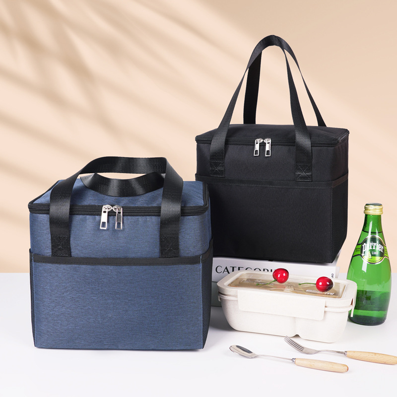 Bolsa de almuerzo japonesa simple portátil aislante de calor bolsa de almuerzo para llevar bolsa de almuerzo bolsa de almacenamiento
