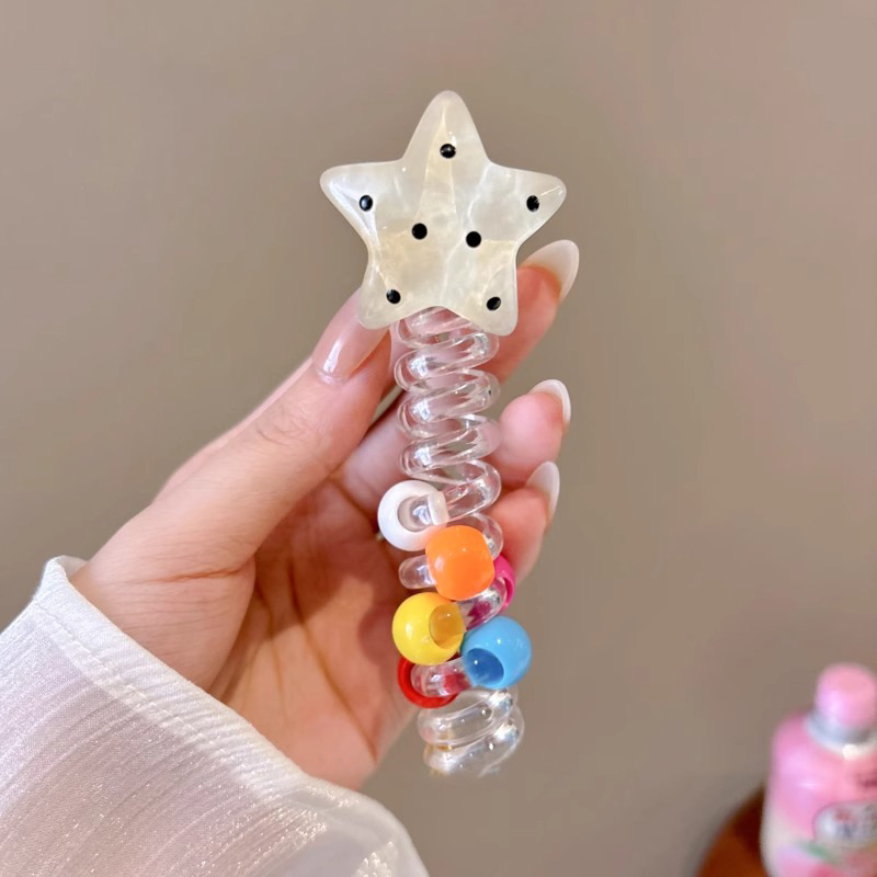 Línea telefónica con lazo, anillo para el cabello, tocado, nueva trenza de burbujas, cuerda para el cabello trenzada, alta elasticidad, sin dañar el cabello, cuerda para atar, banda de goma femenina