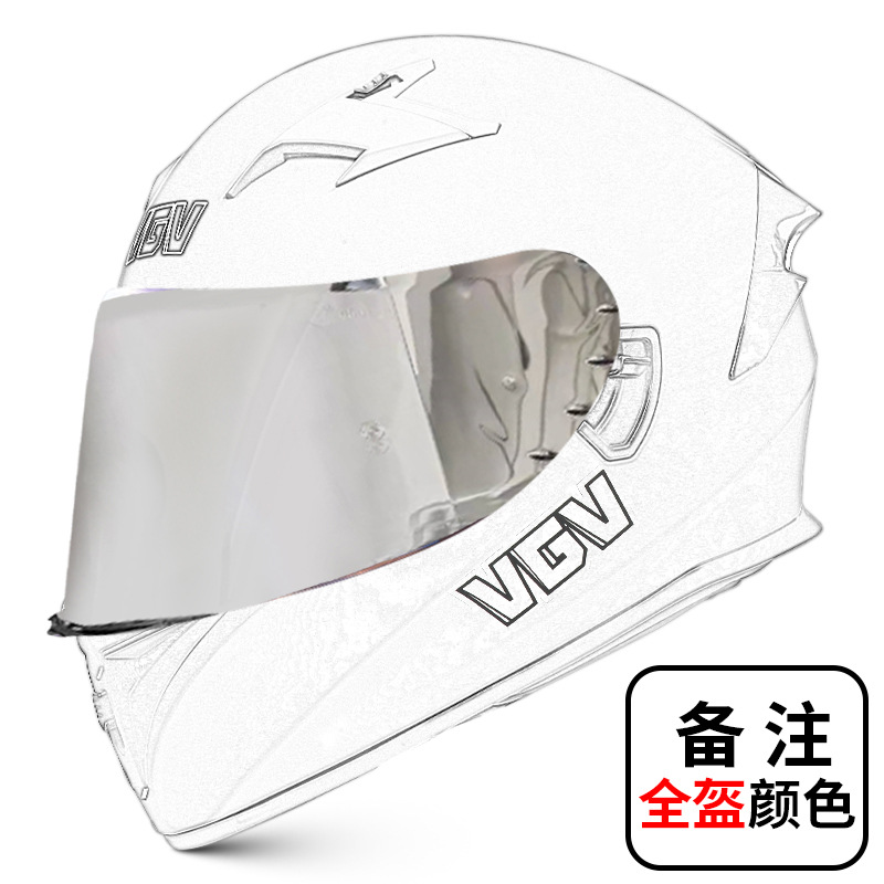 [En stock] Casco de motocicleta certificado 3c Casco completo para hombre Casco de seguridad de motocicleta de cuatro estaciones de doble lente de invierno