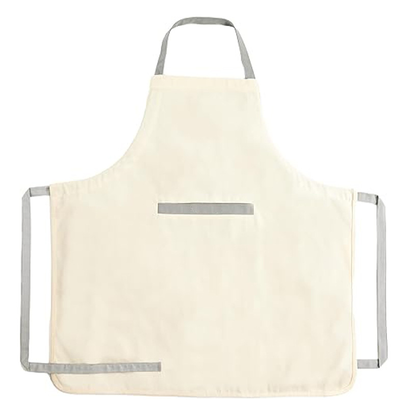 Delantal de lona transfronterizo personalizado logotipo de restauración Hotpot tienda restaurante barista ropa de trabajo delantal de cocina doméstica mujer