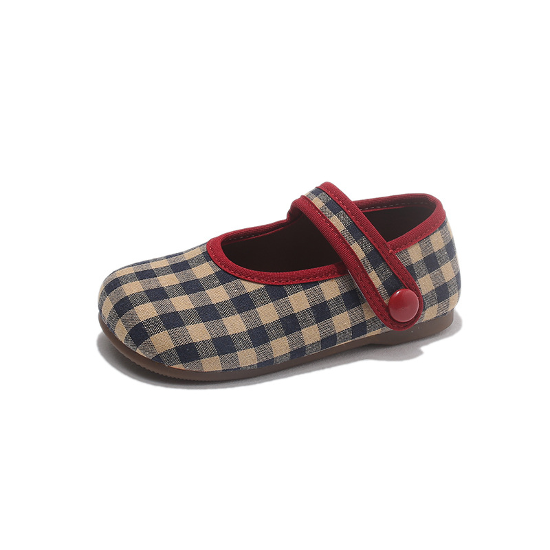 Niñas de moda retro marizhen zapatos de otoño 2026 nuevos zapatos casuales de velcro de malla suave para niños image 6