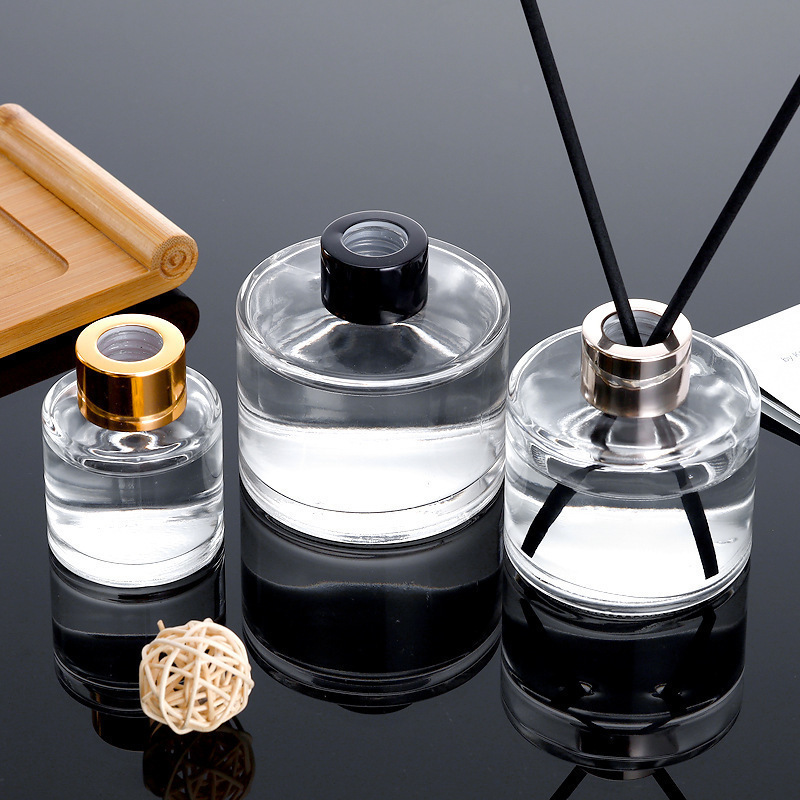 圆柱香薰瓶挥发棒分装瓶香氛空瓶家用厕所藤条干花空瓶摆件