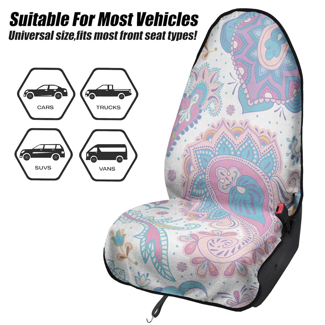 Car seat towel cover front seat protector suitable for gym and exercise, universal for all seasons, car use 31