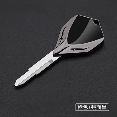 Motorcycle Key blank suitable for - gunmetal-mirror-black-cq-036