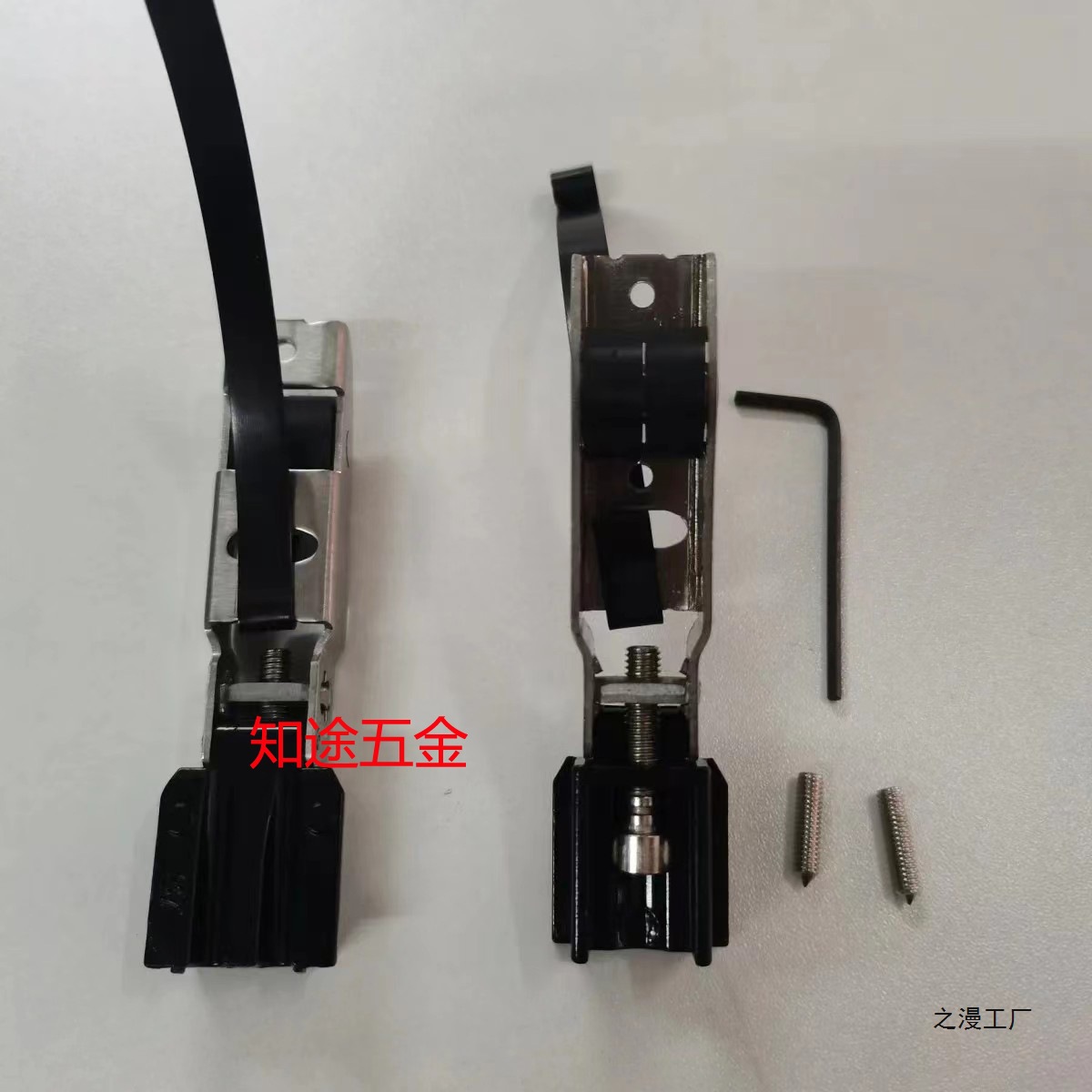 极窄吊躺门下弹跳轮防摆轮防晃动按压弹簧下滑轮吊轨推拉门弹跳轮