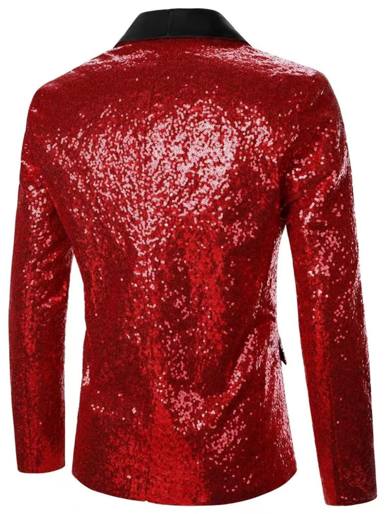 Men's Sequin Dance Blazer For Performance And Nightclub Events_voghion.com