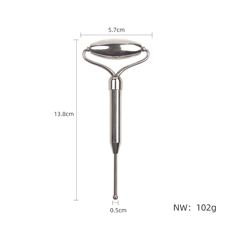 El masajeador de rodillos de acero inoxidable de venta caliente puede imprimir el fabricante de barras de belleza de rodillos de acero inoxidable LOGO304