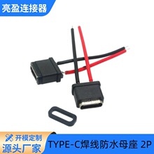 TYPE-C��ˮĸ�� 2P ����ʽ���� ����50MM ��¶4.5MM USB��늽ӿ�