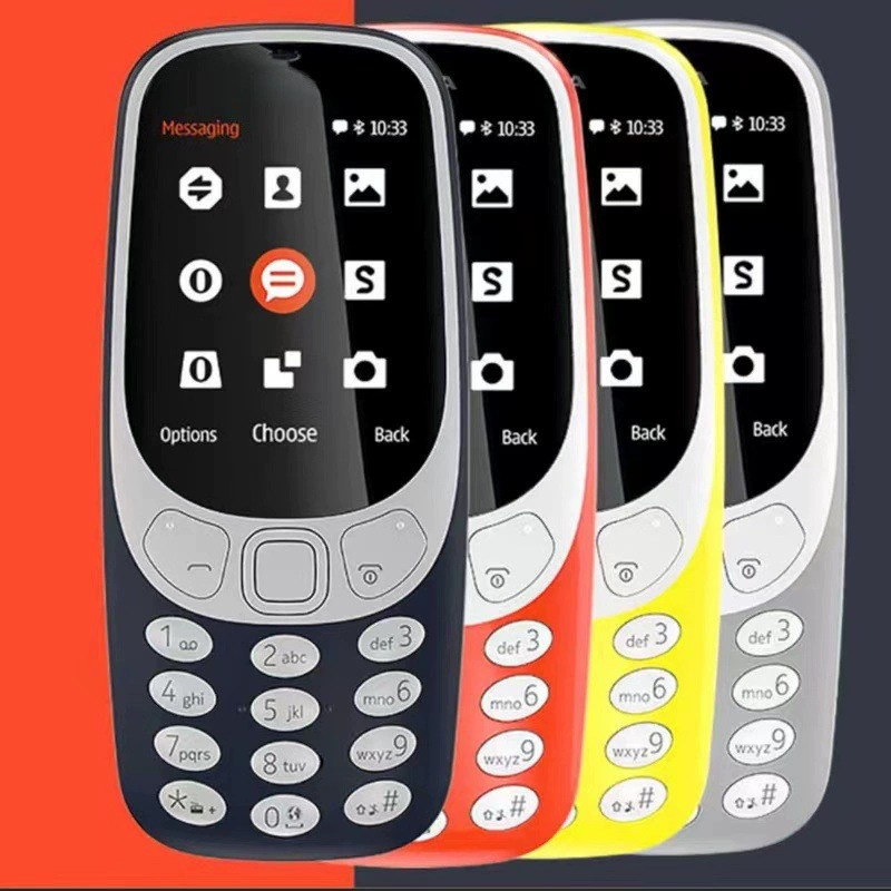 Применимый кросс-граница 3310 2.4GSM2G неинтеллектуальные прямые клавиши и клавиши для пожилых функция мобильный телефон с двойной картой