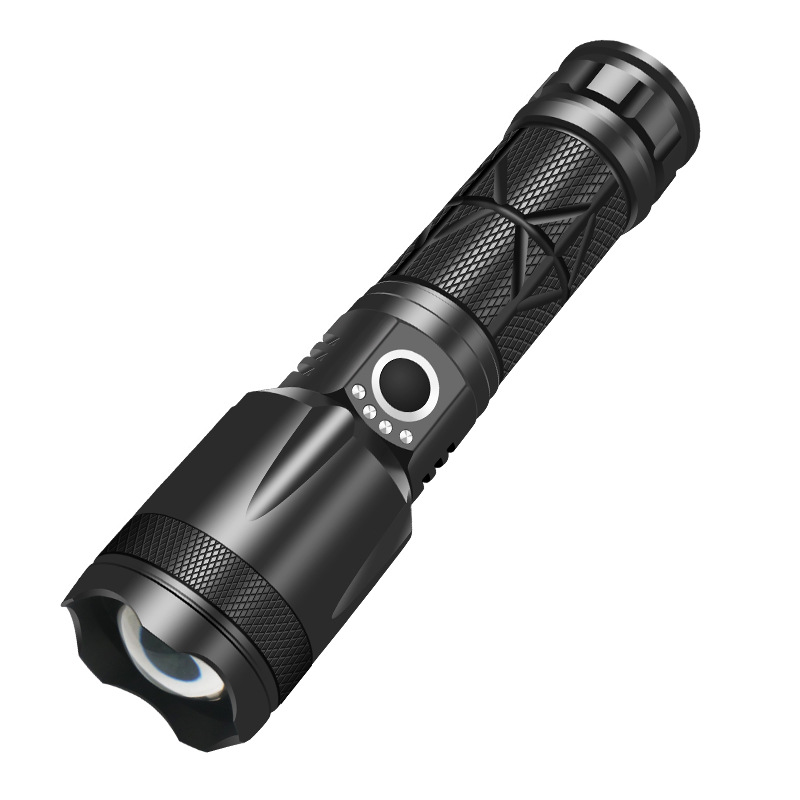 Linterna fuerte carga de Luz Súper brillante al aire libre de largo alcance pequeño mini portátil multifuncional hogar ultra-larga resistencia láser blanco image 7