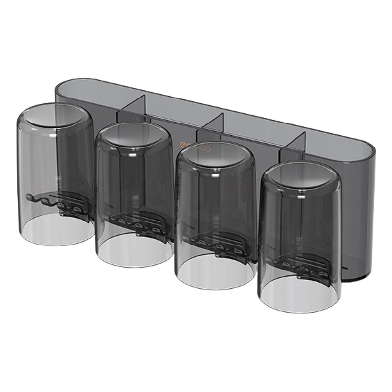 Yike cepillo de dientes eléctrico taza pasta de dientes estante de almacenamiento de alta gama sin perforar estante montado en la pared enjuague bucal taza traje de familia