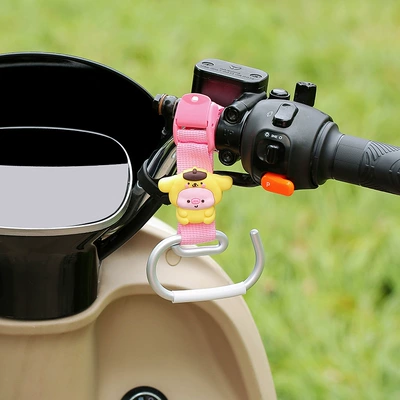 Universal Front Hook for — Other Electric Vehicle Accessories - pink-long-belt-e-hook-yellow-dudu-right
