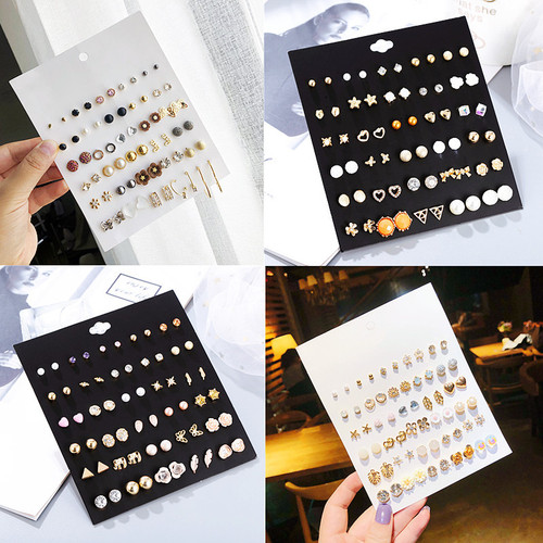 European and American fashion sets, design temperament earrings, high-quality wholesale butterflies, trendy ear jewelry, simple earrings