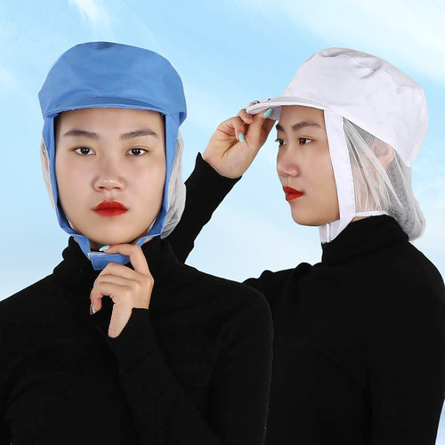 Hygienic shawl cap dustproof anti-hair loss work cap dust-free workshop shawl bag head cap food factory work cap wholesale