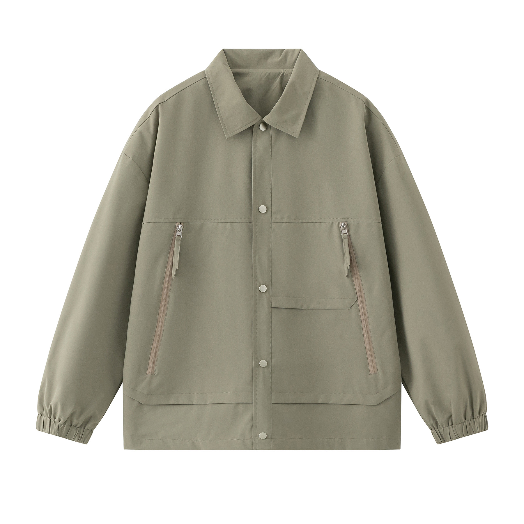 Camisas de trabajo americanas chaqueta de algodón hombre moda de invierno abrigo de goma suelta abrigo de solapa impermeable