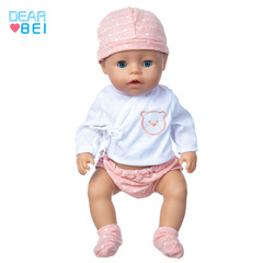 New 18-inch American girl doll clothes 43cm Summer Flower doll top 4-piece set Toy doll clothes