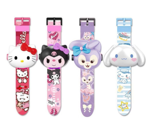 Children's Toy Cartoon Electronic Ultraman Watch 3-8 Years Old Toddler Primary School Boys and Girls Projection Luminous Watch