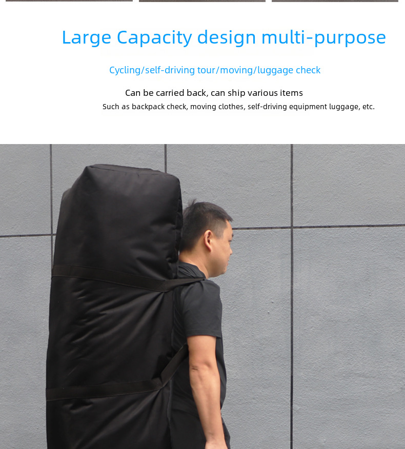 Fabrik Großhandel Reisepaket Reisetasche Outdoor-Ausrüstung Tasche große Kapazität wasserdicht Fahrrad Fahrradpaket_voghion.com