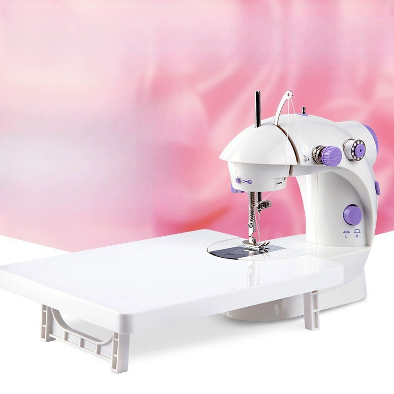 Домашняя швейная машинка, маленькая настольная, полностью автоматическая, электрическая, миниатюрная, ручная, для шитья одежды