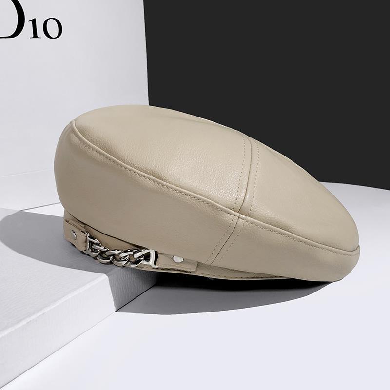 Englische achteckige Lederkette für Kinder, beliebte koreanische Version, robuste und vielseitige PU-Lederkette_voghion.com